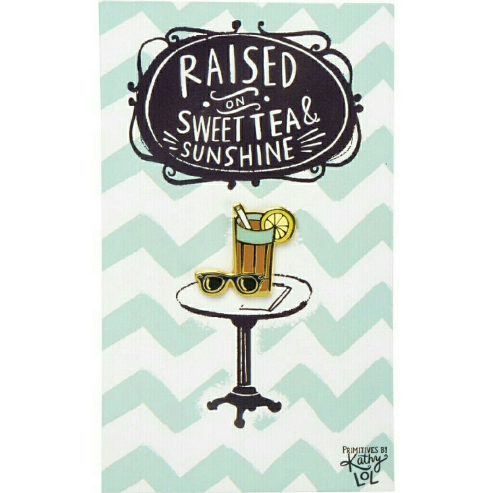 Sweet Tea Enamel Pin - Picture 2 of 3